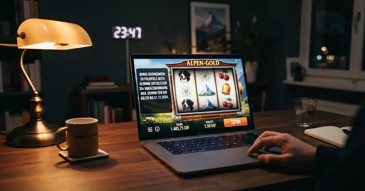 Bildschirm mit Bonusbedingungen, Einsatztabelle und einer Uhr im Hintergrund — online casino bonus ohne einzahlung sofort